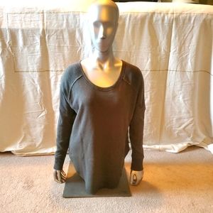 TNA long sleeve grayish green top